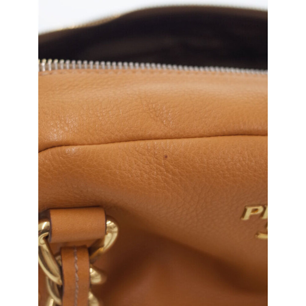 PRADA Leather Chain Shoulder Bag - Picture 8 of 9